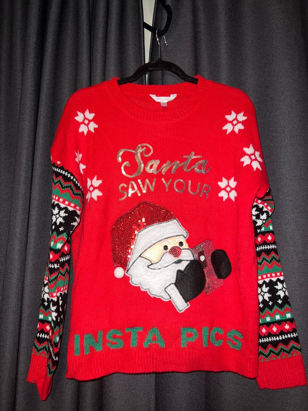 Ugly Christmas Sweater Xmas Size Large
